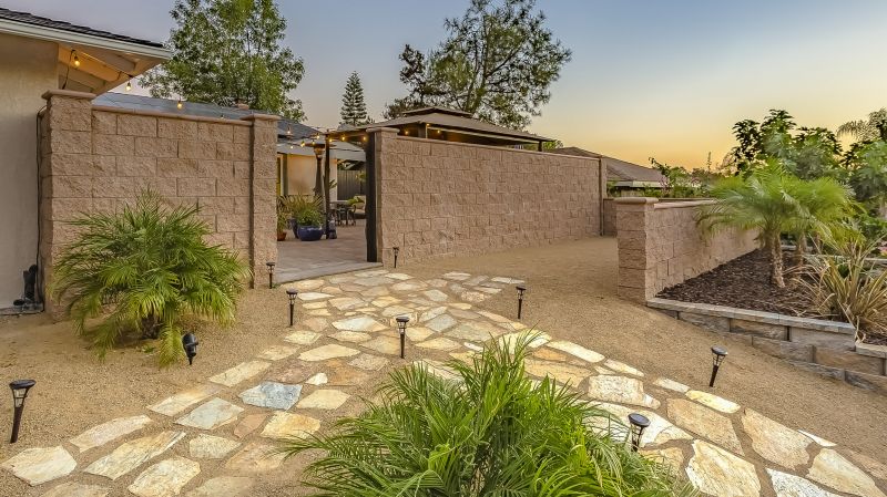 Stone Pathway Construction